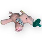 Mary Meyer Wubbanub Ella Bella Elephant Pacifier Binky Paci Pink Floral