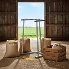 Stainless Steel Grain Bag Holder Sturdy Duty Adjustable Bag Filling Frame