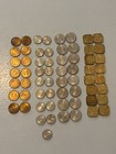 1962 Uncirculated Suriname Coin Lot  16  25 Cent  17  10 Cent  16  5 Cent  14  1