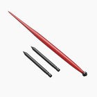 49  Hay Spear Attach 4500lbs Quick Attach Bale Hay Spike With 2 Stabilizer Spear