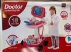 Play Doctor Kit For Kids - Pretend Medical Station Set With Carrying Case   Cart