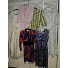 14 Pc 50s 60s 70s 80s Vintage Women Dress Lot For Resale Various Sizes   Makers