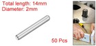 50pcs Dowel Pins M2 2mm  X 14mm Stainless Steel Shelf Support Peg Pin Rod