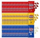 150 Assorted Condiment Pack - 50 Single Serve Ketchup  Mustard  Mayo Pouches - P