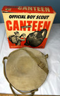 Boy Scouts Of America Official Canteen Aluminum 1 Quart Vintage With Box
