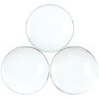 2 5  Round Glass Cabochons - Clear Magnifying Dome Cabs - 2 1 2 Inch  63 5mm 