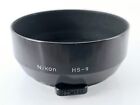      near Mint  Nikon Hs-9 Metal Lens Hood For Ai-s 50mm F1 4 F1 8 From Japan