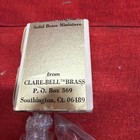 1 12 Scale Dollhouse Miniature  Clare-bell Brass Oil Lamp Tall Close Glass  t68 