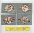Cherubs Frolic S  Bloomfield Shoes Nyc Victorian Trade Card Lot Of 4