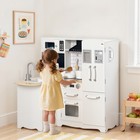 Large Play Kitchen Set W  Full Set Of Appliances Corner Kitchen Pretend Play Toy