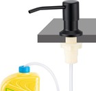 Diy Sink Hand Liquid Pump Bottle Tube Kit Stainless Steel Soap Dispenser Kitchen