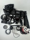 Camera Accessories Nikon Flash Teleconverter Lens Adapters Caps Bag - Untested