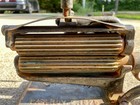 Antique Crown Fluter Crimper Pleater Cast Iron   Brass Pat  1875 Hand Crank