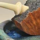    the Schooner    Unique Smoking Pipe - Brooks White - Artisan Made