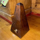 Vintage Seth Thomas Wood Metronome De Maelzel- Functional Missing Base Plate 