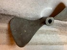 Antique Brass bronze Boat Propeller 2-blade  85   Keyed Shaft  8  X 7 25  Blades