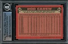 Rod Carew Autographed Signed 1986 Topps Card  400 Angels Beckett 193251