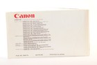 Canon Product Guide Brochure Booklet Vintage From 70 s Covering Fd Camera Lens