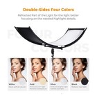 Photography Reflector Curved U-shape 180x60cm With 4-in-1 Fabric Bag Tripod