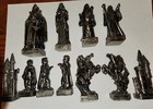Lord Of The Ring Vintage Chess Set By Golden Future Studio With Elaborate Board