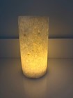 Egyptian Natural White Alabaster Candle Tea Light Holder Lantern 8  Tall