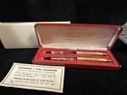 Vintage Chanel No 5 Arpege 14k Gold Filigree Perfumed Ballpoint Pen Set In Box