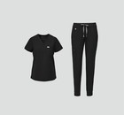 Figs Women   s Scrub Set - Zamora Jogger And Catarina Top  Size S  Black 