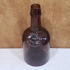 Vintage Wheaton Amethyst Purple Glass Rogers Bros 1850 Salem Nj Bottle vase