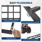 4ft Drag Harrow Tow Behind Drag Harrow Driveway Grader Rake For Tractor Atv Utv