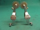 Nice Good Pair Of Ladies Crockett Renalde Western Cowgirl Spurs