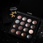 16 Colors Baked Eyeshadow Palette  Nude Eye Shadow With Matte Glitter And Shimme