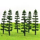 80pcs Model Railway Layout Ho Oo Scale 1 75 Green Tower Trees 90mm Tc90