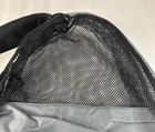New Waffle House Sling Shoulder Pack Bag Mesh Backpack Black   Gray Front Pouch