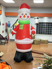 7ft Christmas Inflatable Snowman Xmas Built-in Led Lights For Outdoor Decoration