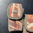 Vintage Lot 3pc Camouflage Rugged Camo Case Fits Flip Phone Knife Case 1x2x4 In