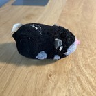 2009 Zhu Zhu Pets Hamster Black Grey Cepia Plush Animal Toy  Previously Owned  