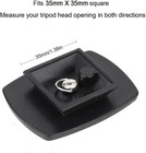 35mm Tripod Quick Release Plate Camera Mount Adapter Replacement For Sunpak 7   