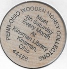 Thirty Mile Point Lighthouse  New York  Penn-ohio Collectors Wooden Nickel