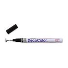 Decocolor  Paint Marker  Black Ink  Extra Fine Point  Opaque  Permanent  Gloss