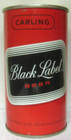 Carling Black Label Beer  fan  Tab Top Ss Can Cleveland  Ohio 1965  8 States Gd1