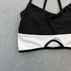 Five The Label Sports Bra Womens Medium Black White Crossback Dancewear Yoga