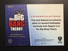 Leonard The Big Bang Theory Season 5 Costume Wardrobe Wedding Shirt M27 Relic
