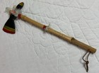 Antique Souvenir Trading Post Tomahawk  Bamboo Handle  Hand Made