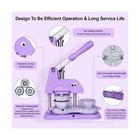 Button Maker Machine Multiple Sizes  1 1 25 2 25 Inch Installation-free Pin M   