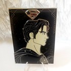 Dbg Superman Comic Fantasy Profile Pin Le 25 Black And White Variant