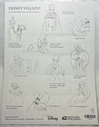 Usps 2017 Disney Villains First Class Forever Stamps Usps Postal New Sheet Of 20