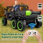 Black Kids 2 Seater Ride On Car 24v Electric Dump Truck 4wd Off-road Utv  remote