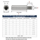 M2 M2 5 M3 M4 M5 M6 Stainless Male-female Round Standoff Spacer Column Pcb Stud