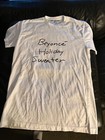 Beyonce Holiday Sweater T Shirt Official Merch Small White Jay Z Great Shape
