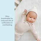 Crib Mattress   Toddler Bed Breathable   Washable White